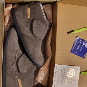 Gray, Suede leather, Livie and Luca kids shoes. Never worn.